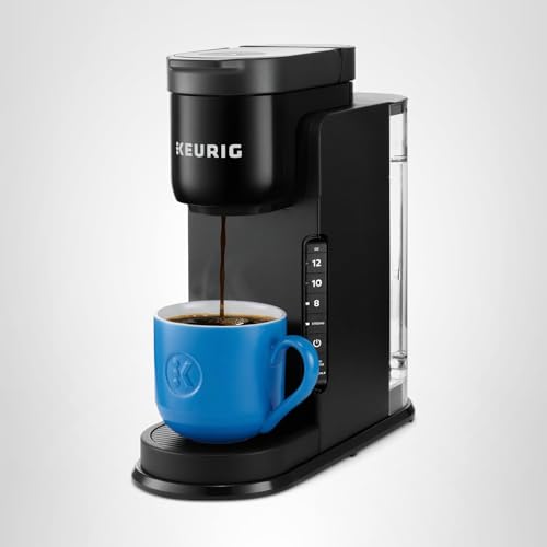 Keurig K-Express Single Serve K-Cup Pod Coffee Maker, 3 Brew Sizes, Strong Button Feature, 42oz Removable Reservoir, Black